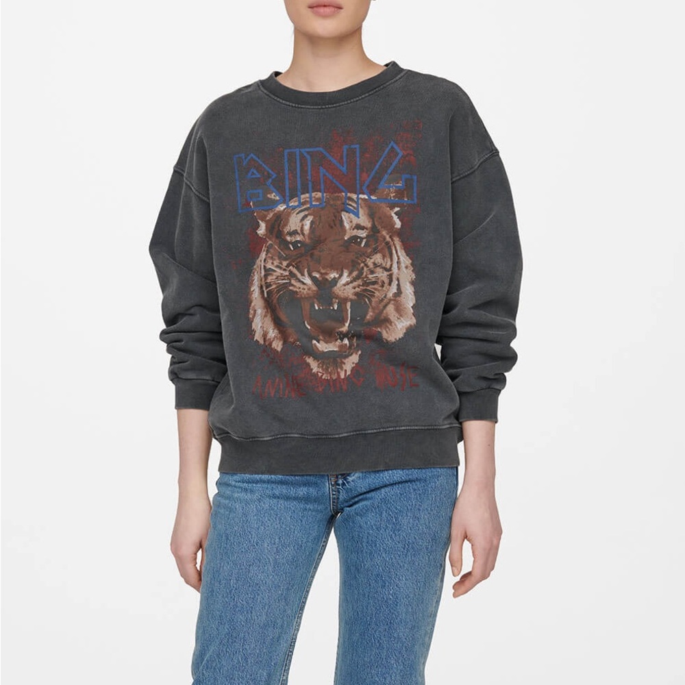 ANINE BING Tiger Sweatshirt